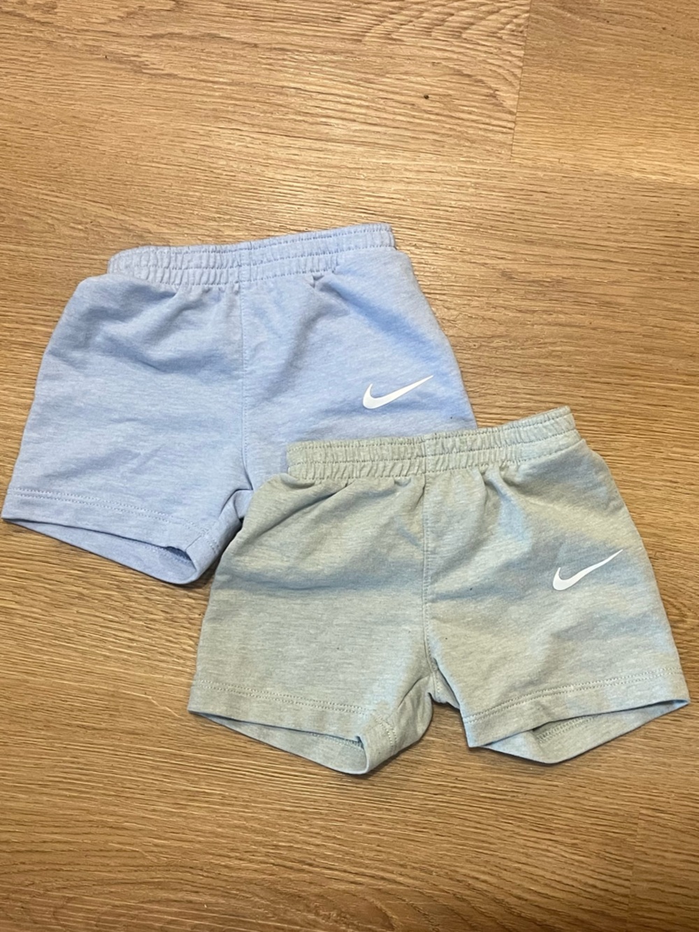 Nike Baby Light Blue and Green Shorts - 2-Pack